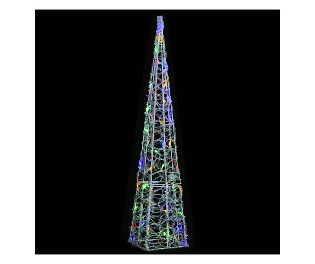 Dekorativni LED konus u više boja, 90 cm, akril - 2