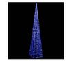 Dekorativni LED svjetlosni konus, plavi, 120 cm, akril thumbnail 2