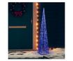 Dekorativni LED svjetlosni konus, plavi, 120 cm, akril thumbnail 3