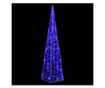 Dekorativni LED svjetlosni konus, plavi, 60 cm, akril thumbnail 2