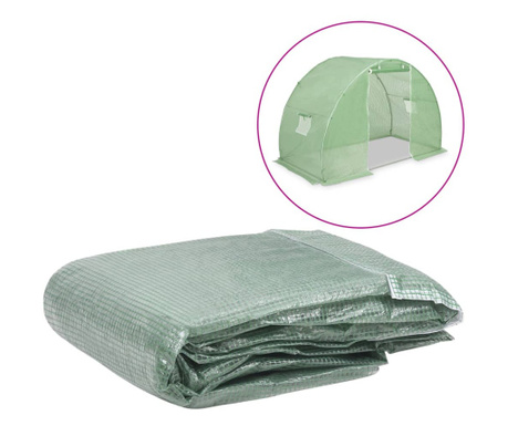 Резервно покривало за парник (4,5 м²), 300x150x200 см, зелено