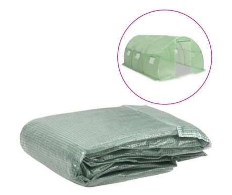 Резервно покривало за парник (13,5 м²), 300x450x200 см, зелено