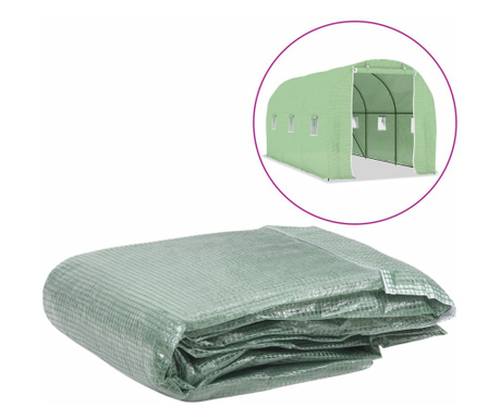 Резервно покривало за парник (9 м²), 200x450x200 см, зелено