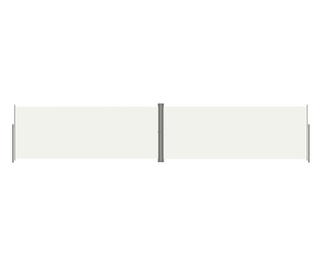 Copertina laterala retractabila, crem, 200x1000 cm