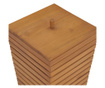 Kôš na bielizeň 30x30x45 cm masívne teakové drevo