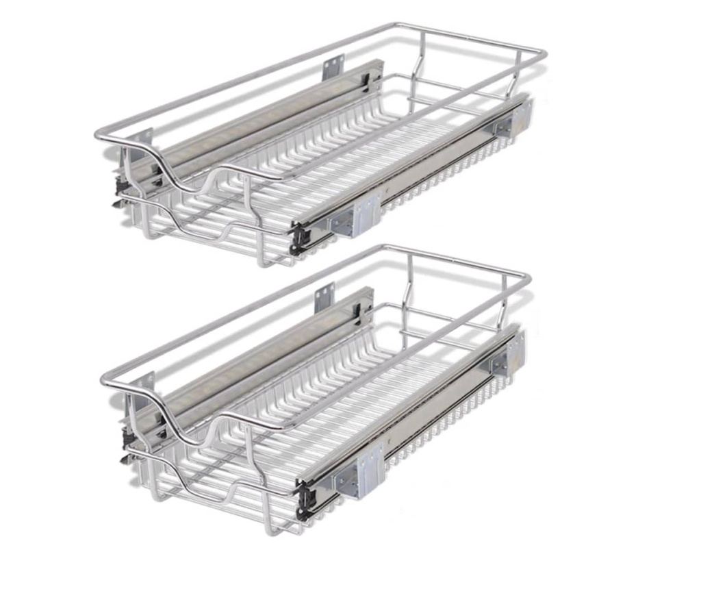 Hzhat drtkosr, 2 db, ezst, 300 mm - 2