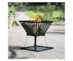 Košara za vatru RedFire Denver, crna, 39 x 39 cm, čelik, 85015 thumbnail 1