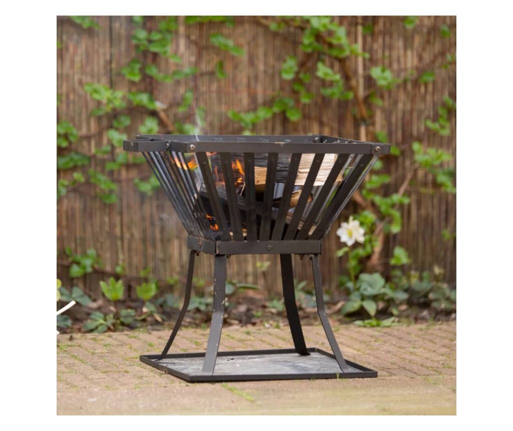 Košara za vatru RedFire Denver, crna, 39 x 39 cm, čelik, 85015 - 8