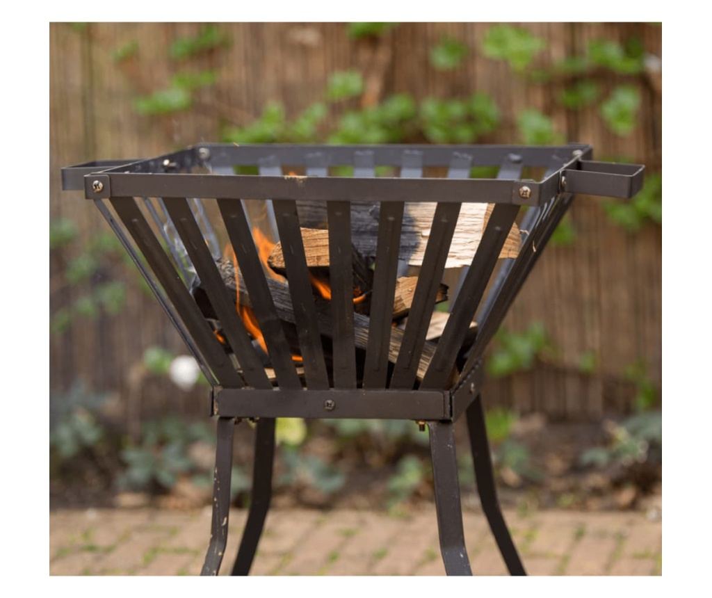 Košara za vatru RedFire Denver, crna, 39 x 39 cm, čelik, 85015 - 9