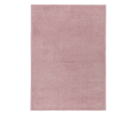 rózsaszín rövid szálú szőnyeg 120 x 170 cm