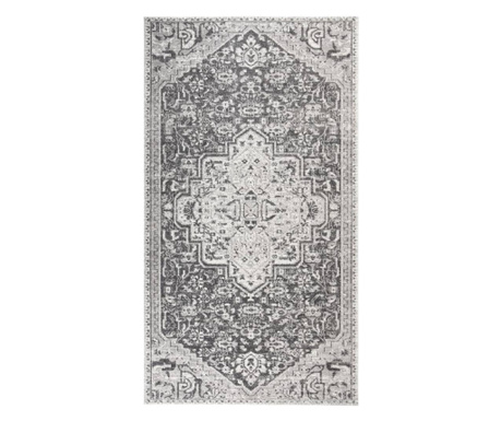 Vanjski tepih ravno tkanje 115 x 170 cm svjetlosivi
