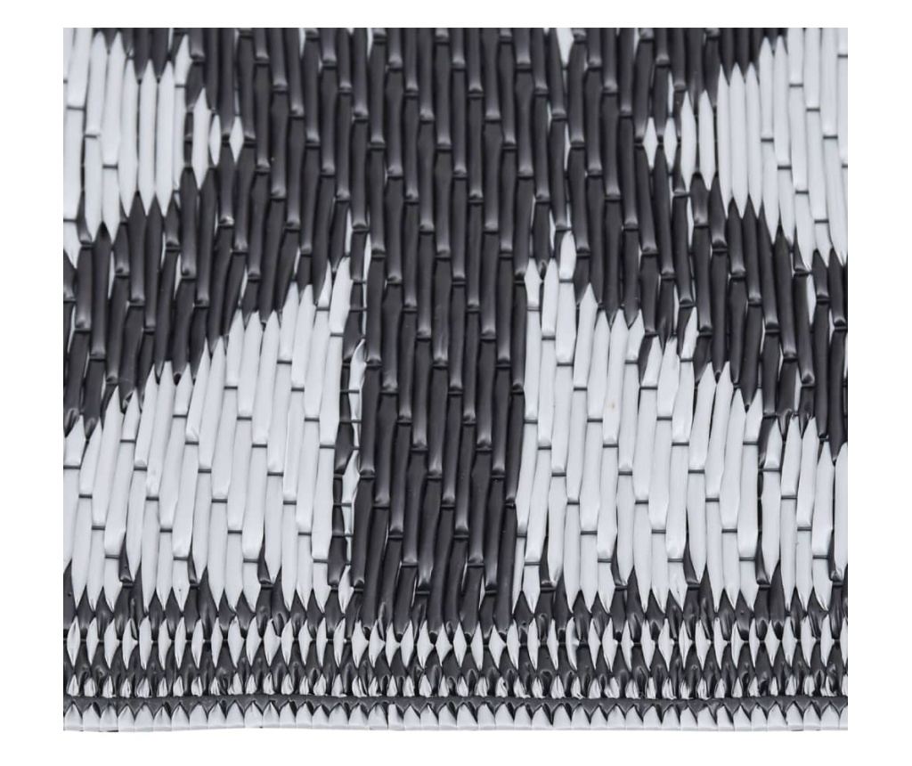 Външна постелка, черна, 80x250 см, PP - 3