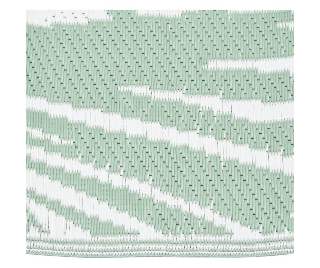 Външна постелка, зелена, 120x180 см, PP - 3