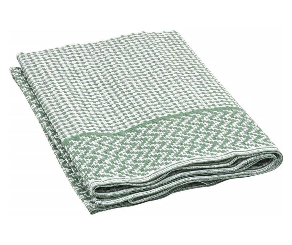 Външна пътека, зелена, 140x200 см, PP - 6