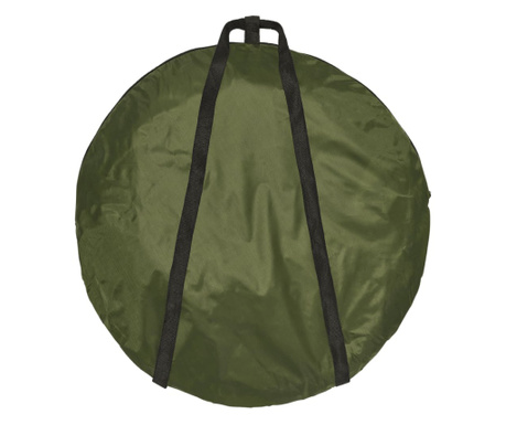 Pop-up палатка за поверителност, полиестер, зелена