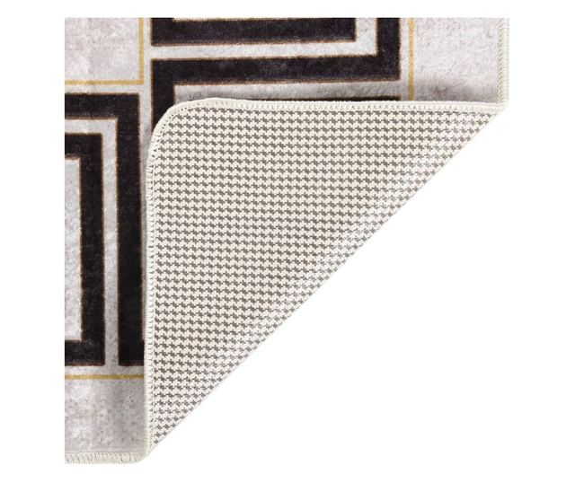 Perivi tepih, svijetlo bež, 160x230 cm, protuklizni