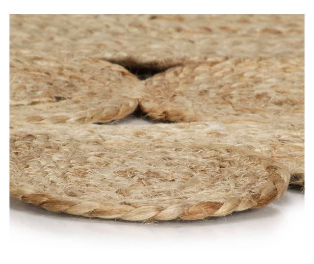 Ručni tepih od pletene jute, 120 cm