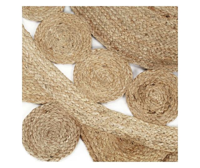 Ručni tepih od pletene jute, 120 cm