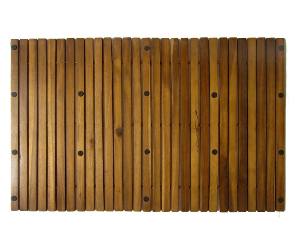 Kupaonski otirač od bagremovog drveta 3 kom 80 x 50 cm - 6