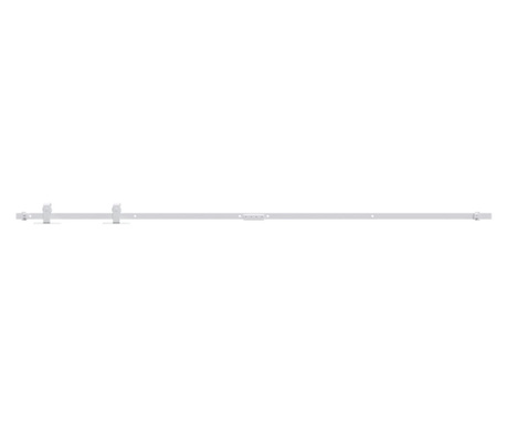 fehér szénacél mini pajtatolóajtó-szett 183 cm