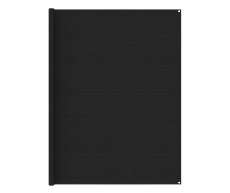 fekete sátorszőnyeg 250 x 350 cm