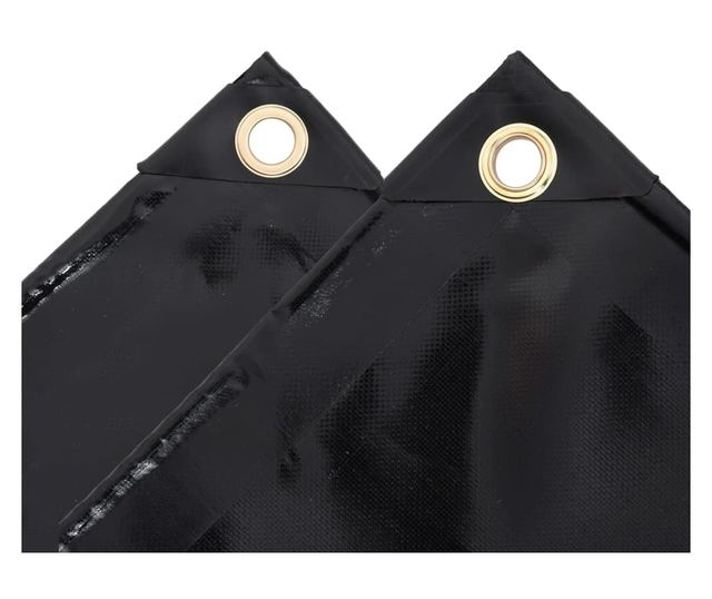 Cerada 650 g/m² 4 x 5 m crna