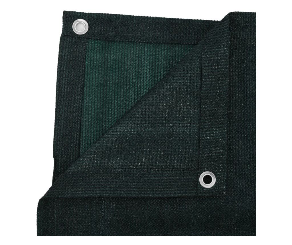 Preproga za šotor 250x550 cm temno zelena HDPE - 7