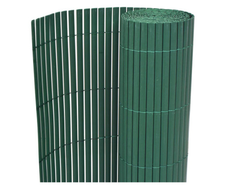 Gard de gradina cu doua fete, verde, 90 x 300 cm, PVC