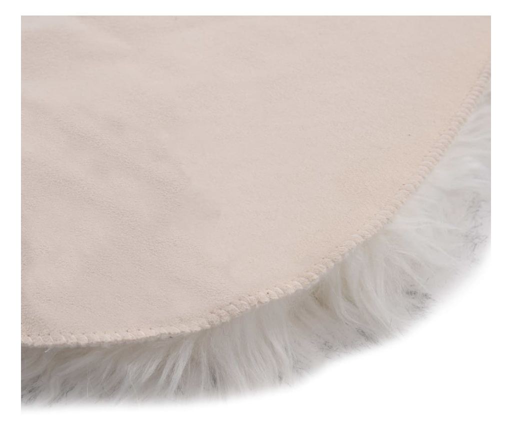 Tepih, siva melange, 60 x 90 cm, umjetno janjeće krzno - 3