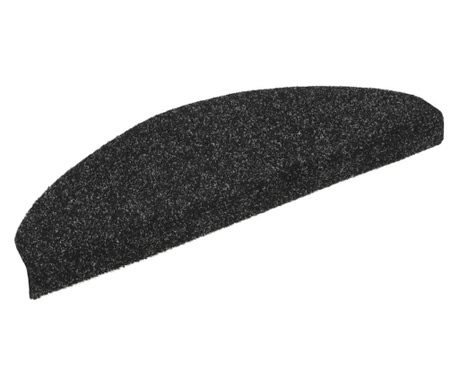 Самозалепващи стелки за стъпала, 15 бр, 65x21x4 см, черни