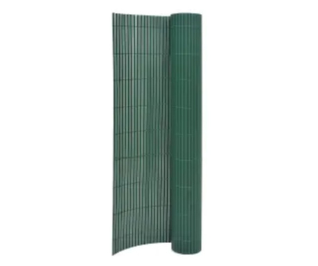 Gard pentru gradina cu 2 fete, verde, 110x400 cm