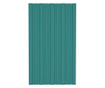 Panele dachowe, 36 szt., stal galwanizowana, zielone, 80x45 cm