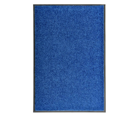 Covoras de usa lavabil, albastru, 60 x 90 cm