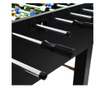 fekete acél csocsóasztal 140 x 74,5 x 87,5 cm