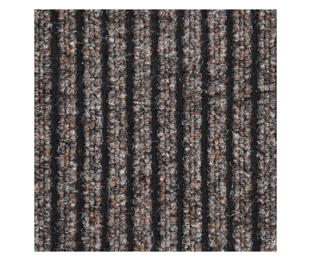 Otirač za vrata, bež s prugama, 60x80 cm - 5