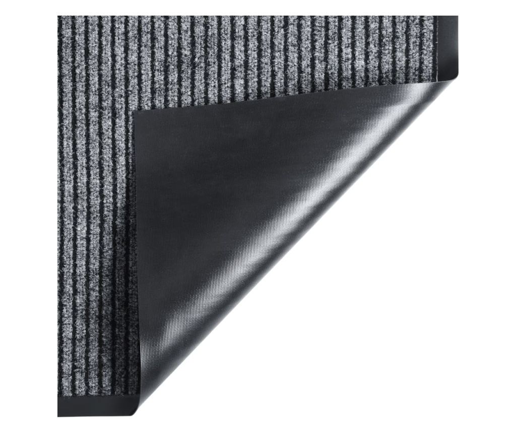 Otirač, sivi s prugama, 80x120 cm - 3