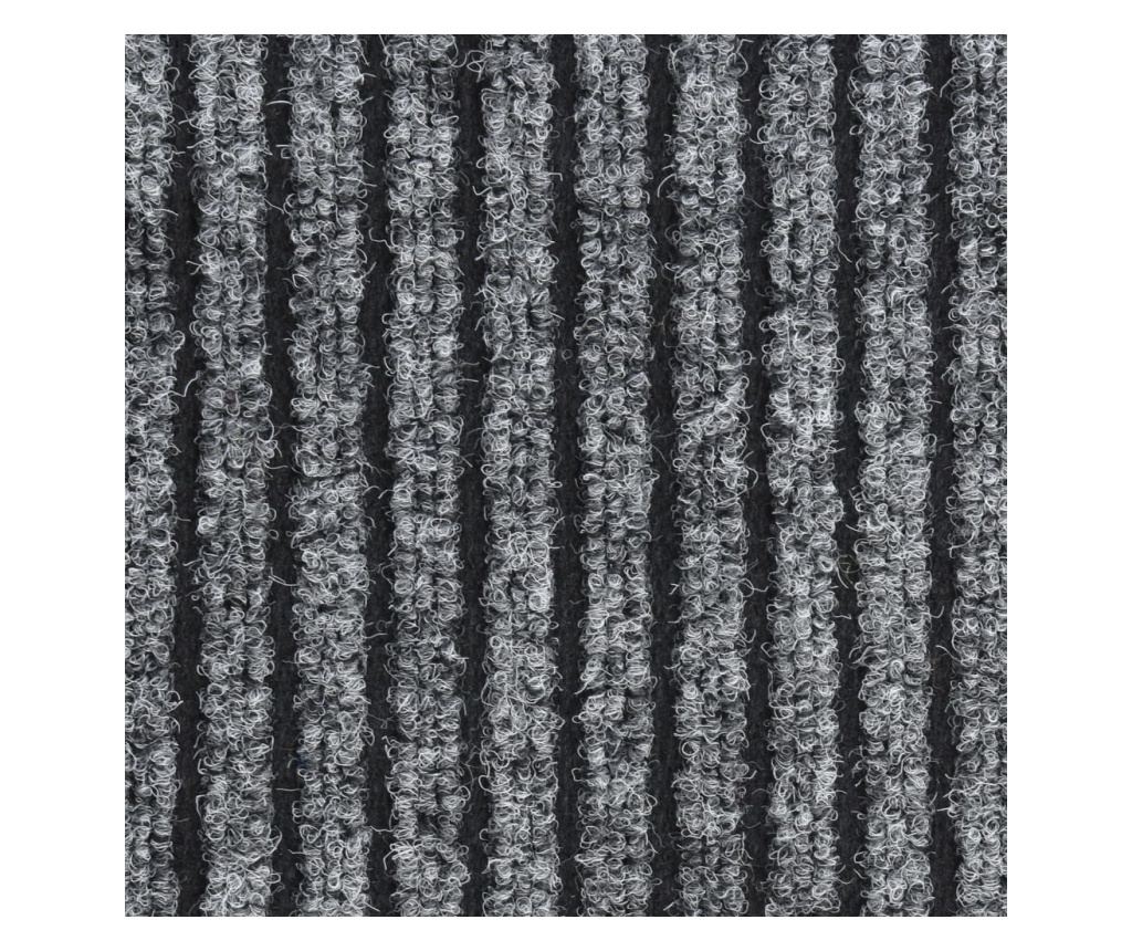 Otirač, sivi s prugama, 80x120 cm - 5