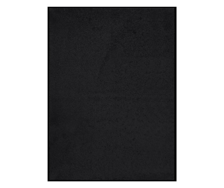 Изтривалка, черна, 60x80 см