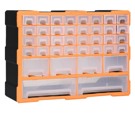 Шкаф органайзер с 40 чекмеджета, 52x16x37,5 см