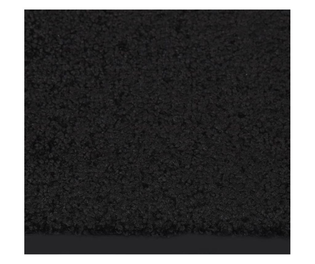 Otirač za vrata, crni, 80x120 cm - 4