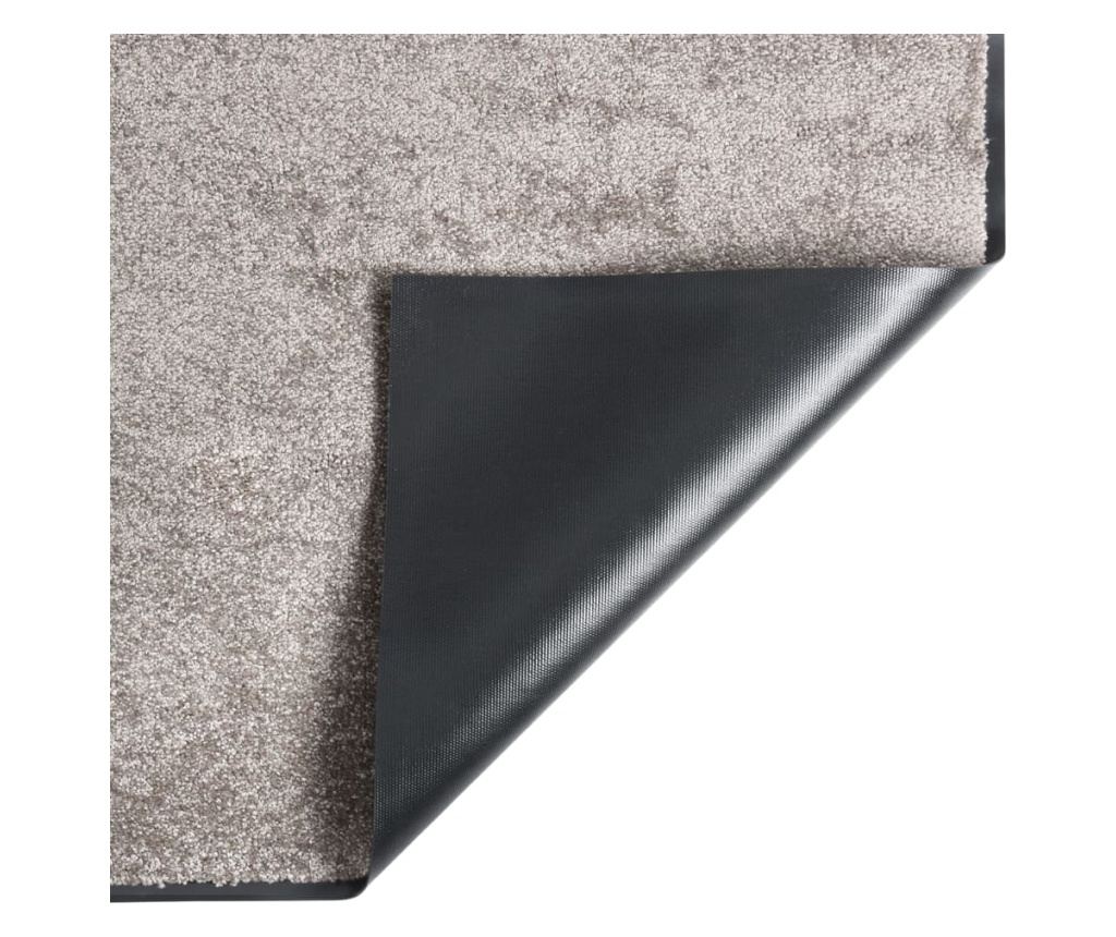 Otirač za vrata, siva, 60x80 cm - 3