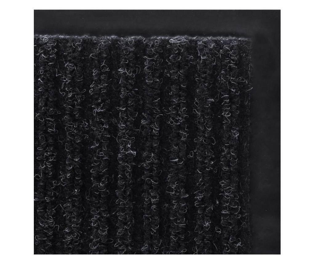 Ulazni otirač PVC crni 120 x 180 cm - 5
