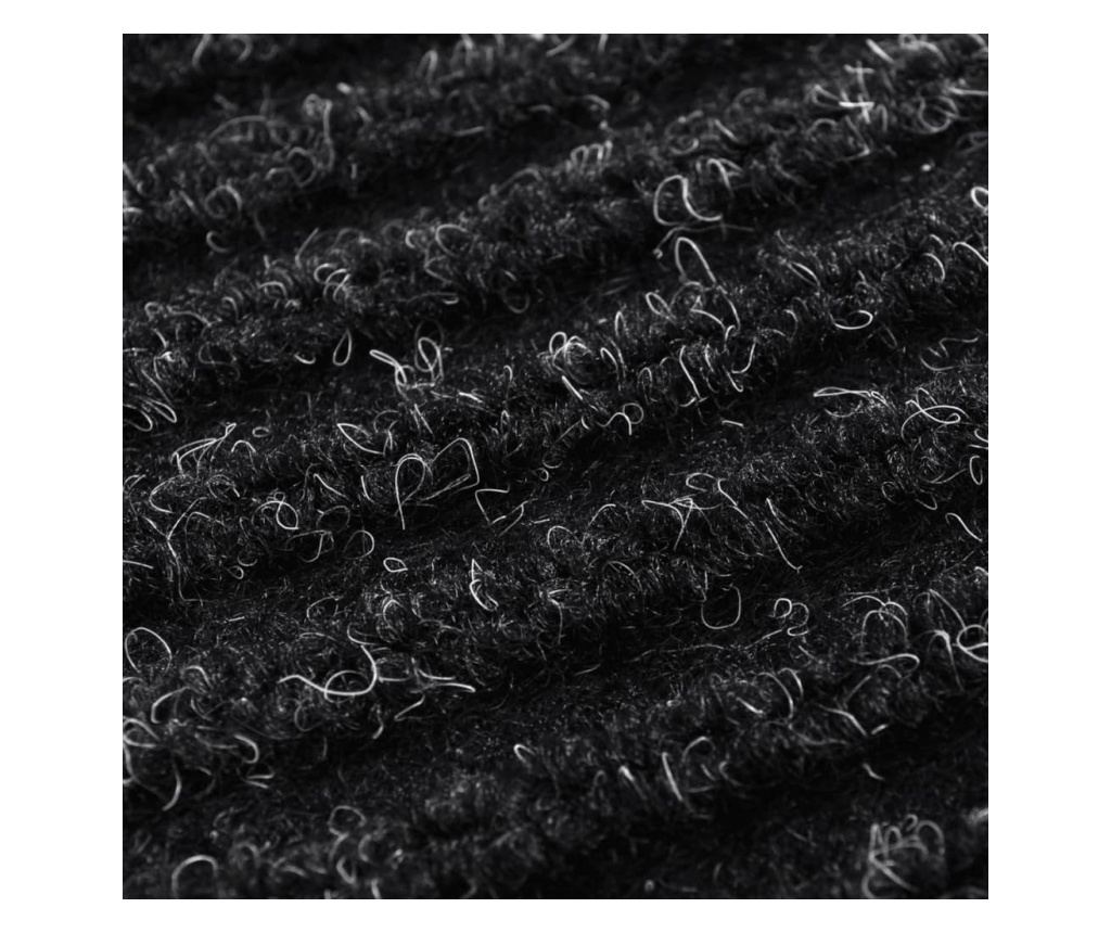 Ulazni otirač PVC crni 120 x 180 cm - 6