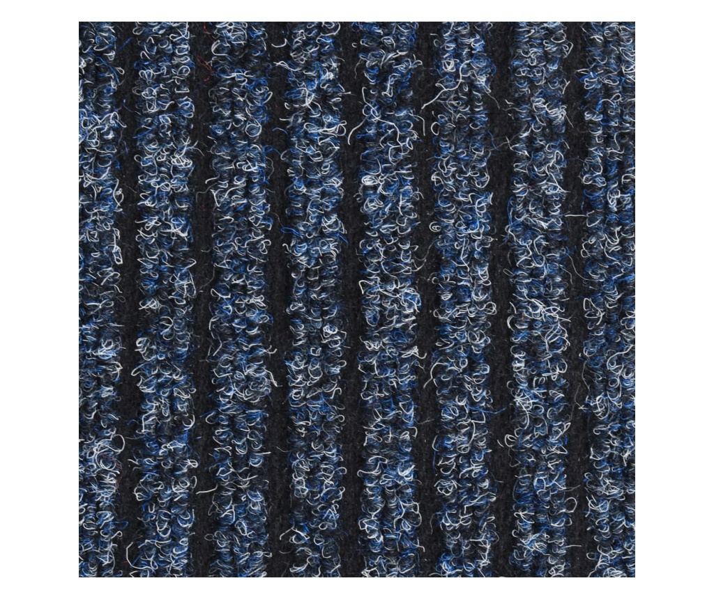 Otirač za ulaz, plavi s prugama, 40x60 cm - 5