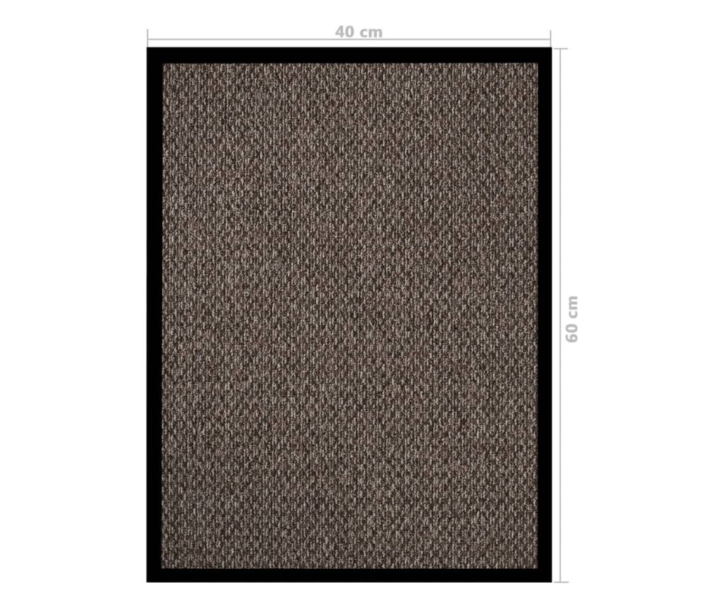 Otirač za ulaz, bež, 40x60 cm - 6