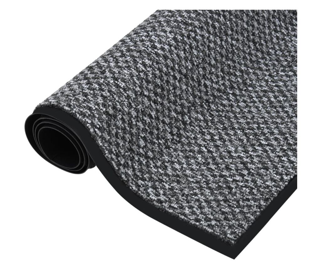 Ulazna otirač, siva, 40x60 cm - 4