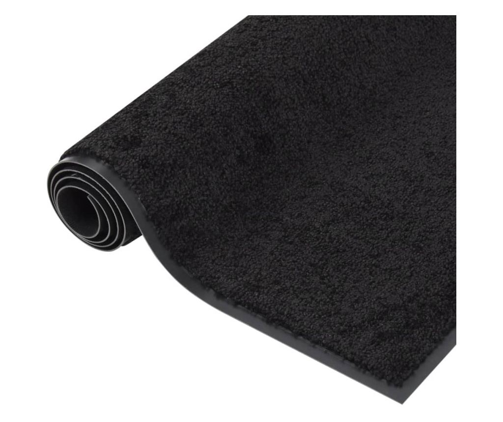 Ulazna otirač, crna, 40x60 cm - 4