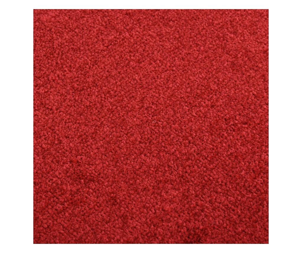 Covoraș intrare, roșu, 60x80 cm - 5