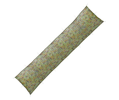 Камуфлажна мрежа с чанта за съхранение, 1,5х8 м, зелена