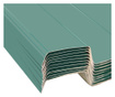 Panele dachowe ze stali galwanizowanej, 12 szt., zielone